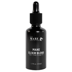 Elixir Mélange The Mane Solution – bouteille 50 ml prête à nourrir le cuir chevelu.