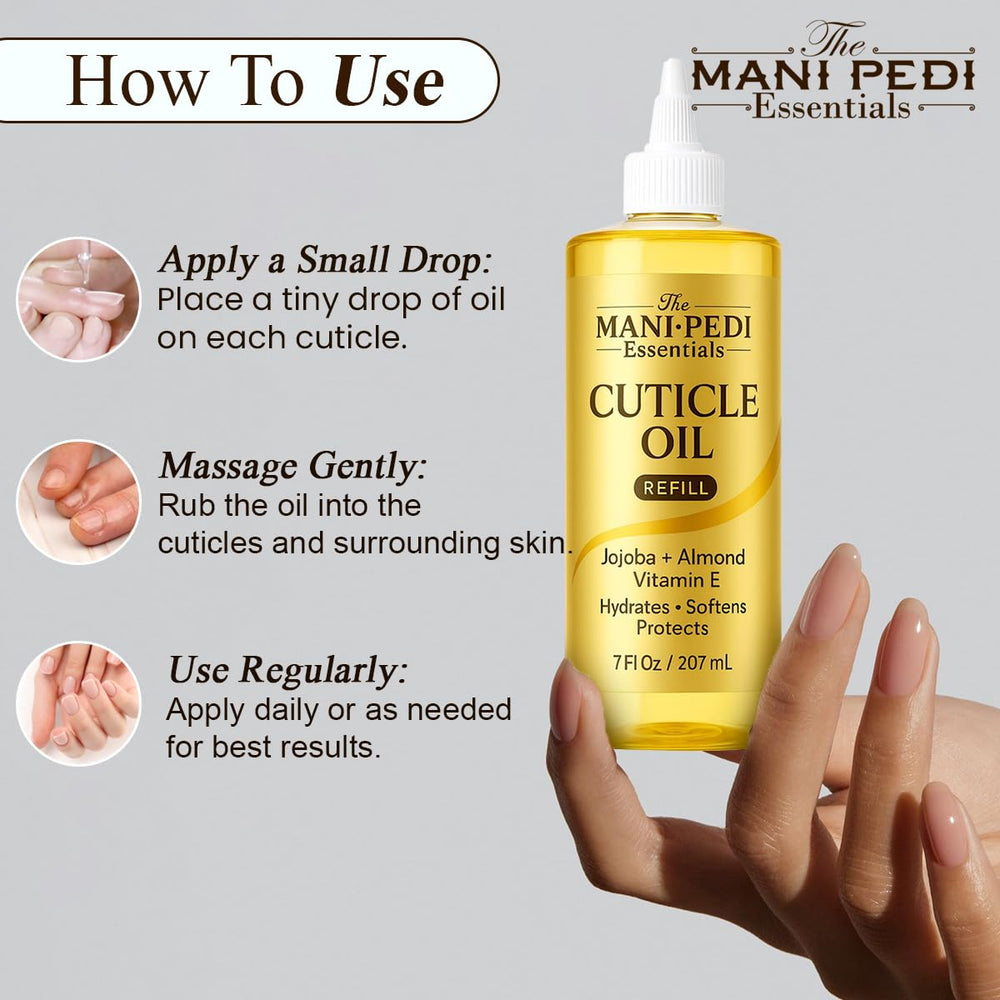 The Mani Pedi Essentials aplicación suave para cutículas sin grasa