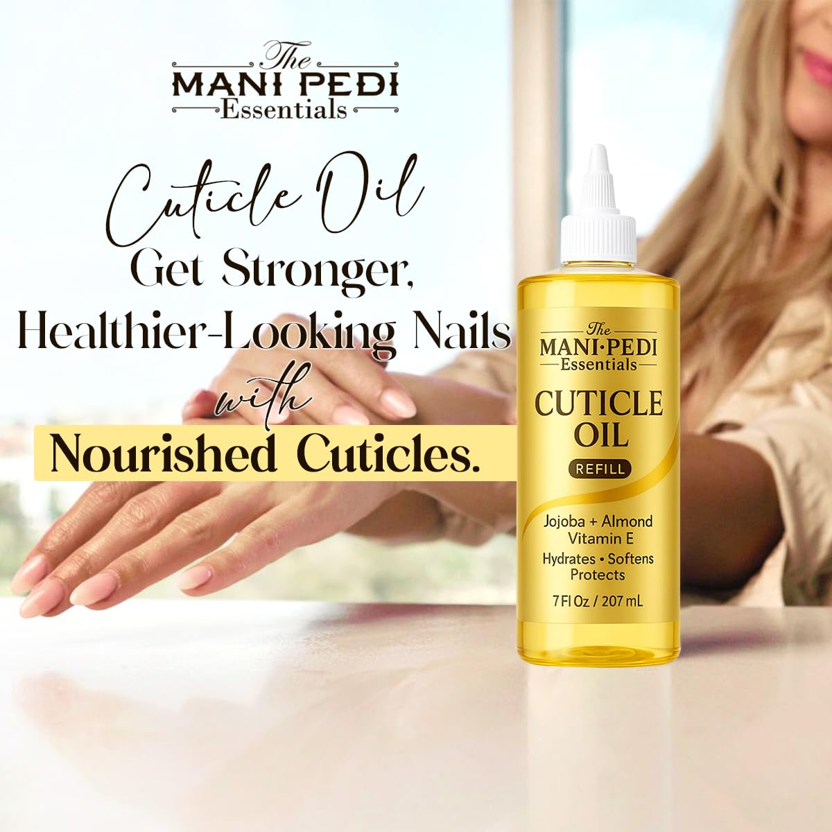 The Mani Pedi Essentials presentación de paquete mayorista para salones