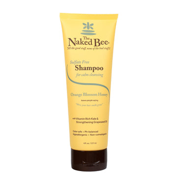 The Naked Bee Champú suave en botella, ideal para limpieza suave del cabello.
