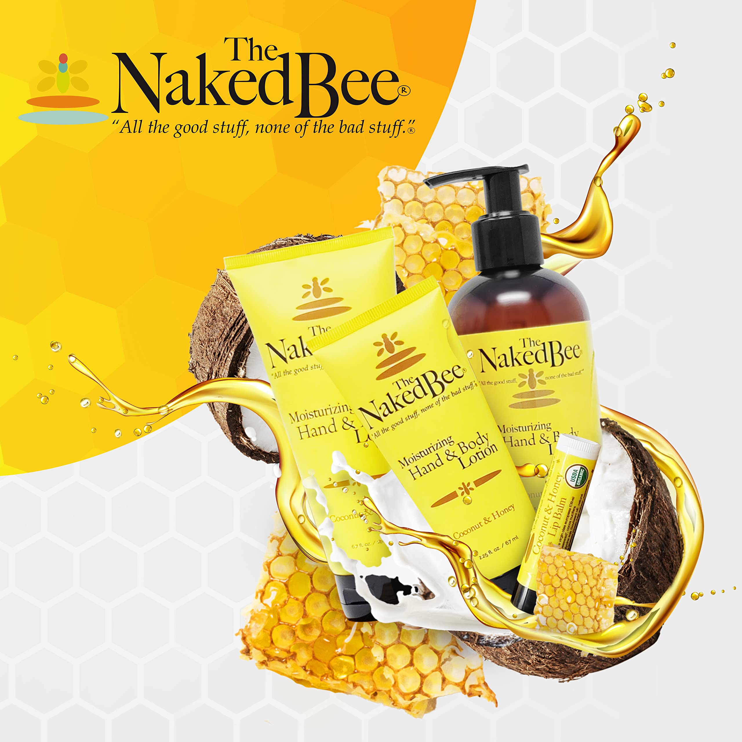 Packaging duo-pack The Naked Bee pratique pour le quotidien