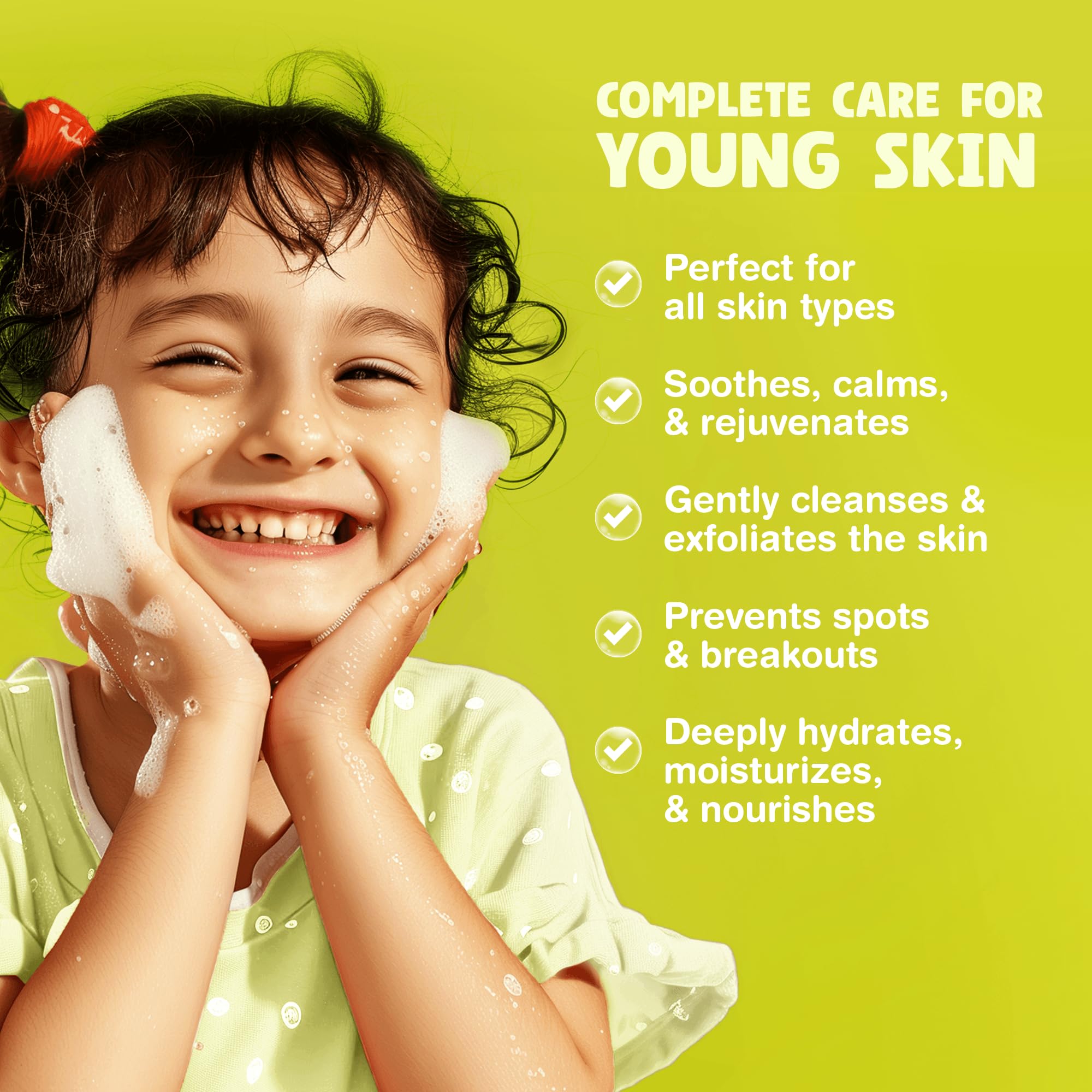 The Natural and Organic Family envase biodegradable y libre de crueldad.