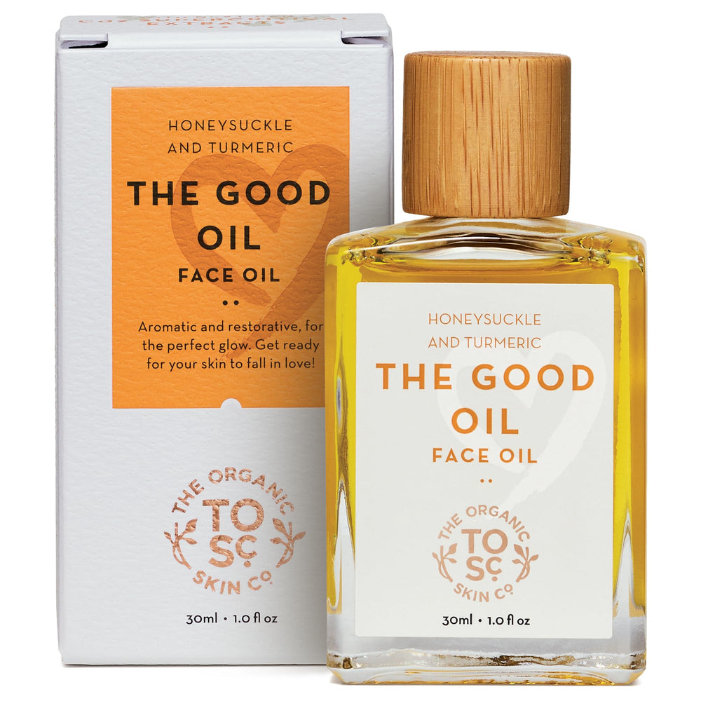 The Organic Skin Co. Aceite cúrcuma para gua sha, brillo y nutrición facial