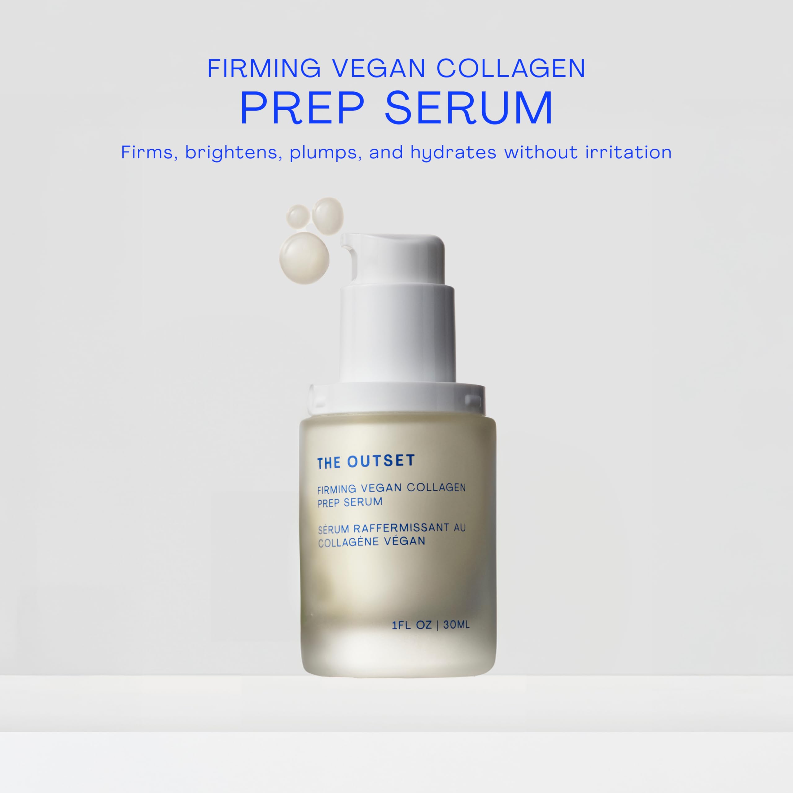 The Outset Sérum Visage application matin et soir pour routine rapide