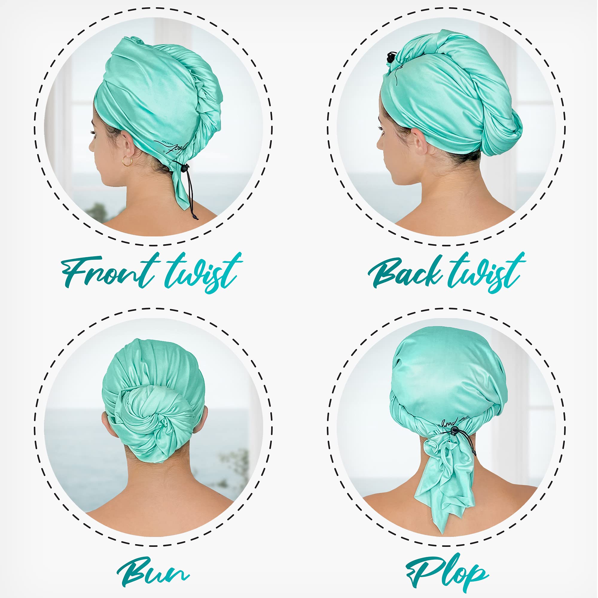 THE PERFECT HAIRCARE Toalla de microfibra con clip patentado para mayor estabilidad