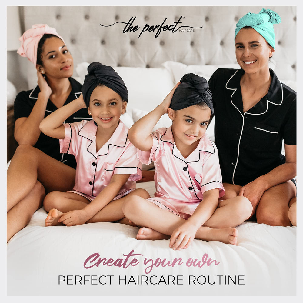 THE PERFECT HAIRCARE toalla que no cae, ideal para viajes y rutina diaria.