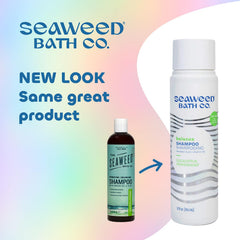 Seaweed Bath Co. Balance botella trasera perfil limpio para cabello normal a graso