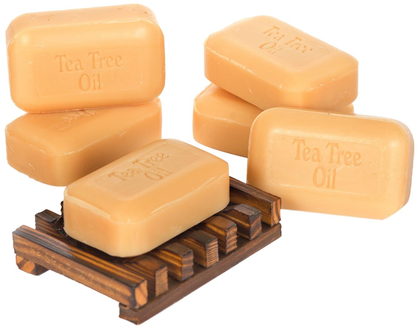 THE SOAP WORKS Jabón árbol de té: barra de 110 g para ducha con aroma intenso