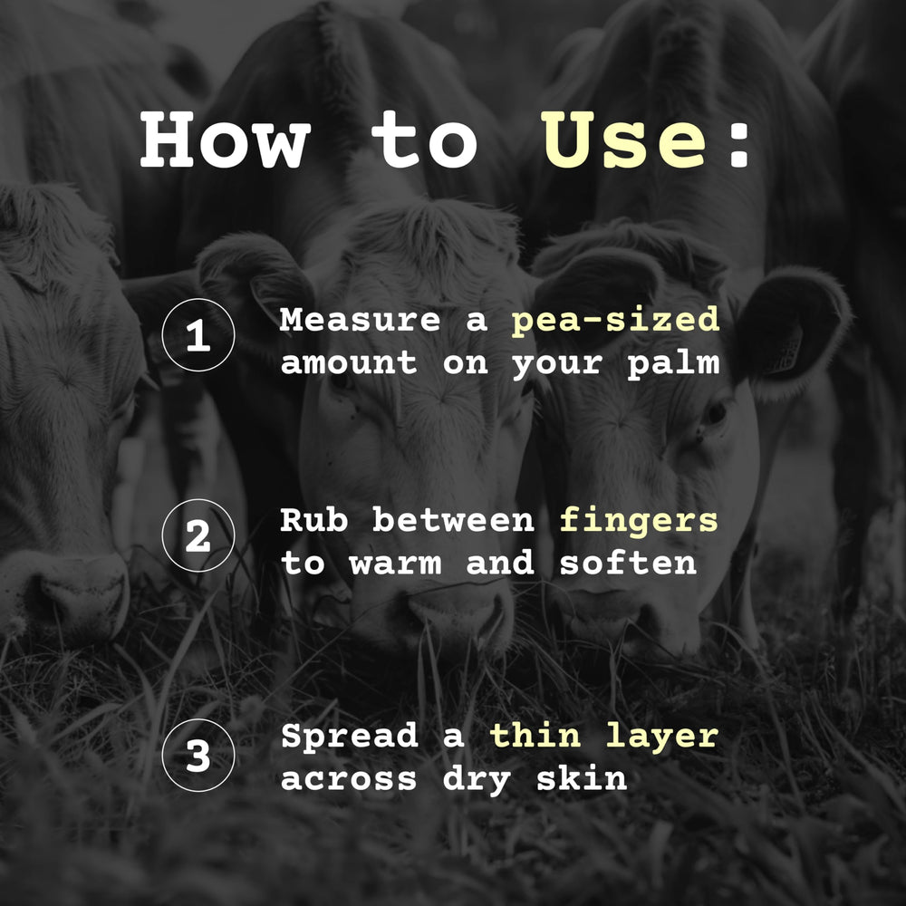 Aplicación en cara con F-Balm Tallow para hidratación diaria