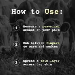 Aplicación en cara con F-Balm Tallow para hidratación diaria