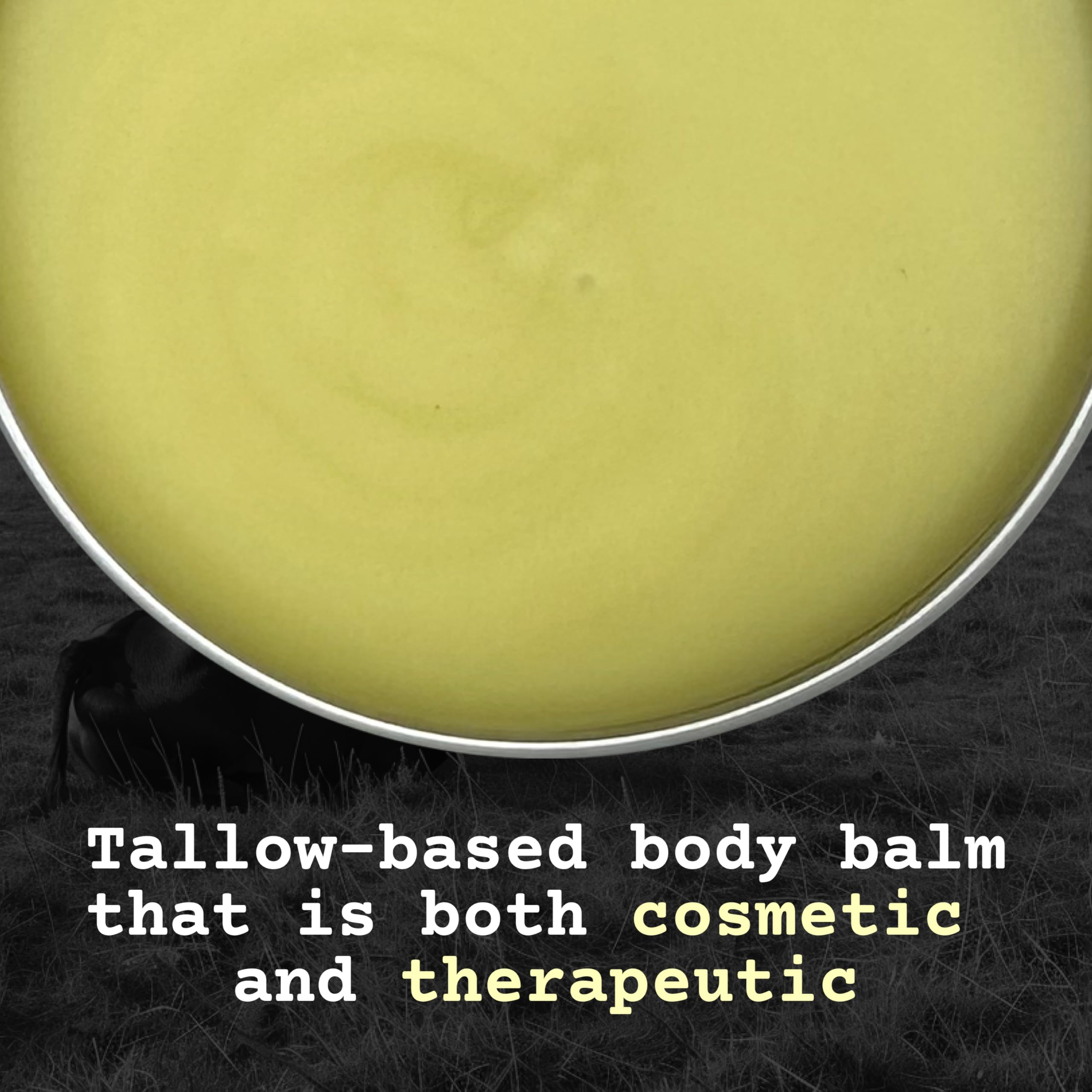 Cuidado corporal con F-Balm Tallow para piel suave todo el día