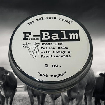 The Tallowed Truth F-Balm Tallow: frasco original, hidrata cara y cuerpo sin grasa
