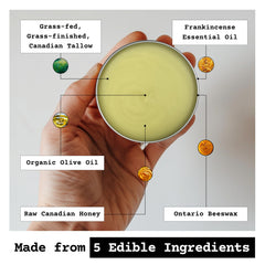 F-Balm Tallow con miel y cera de abejas, nutrición suave para la piel