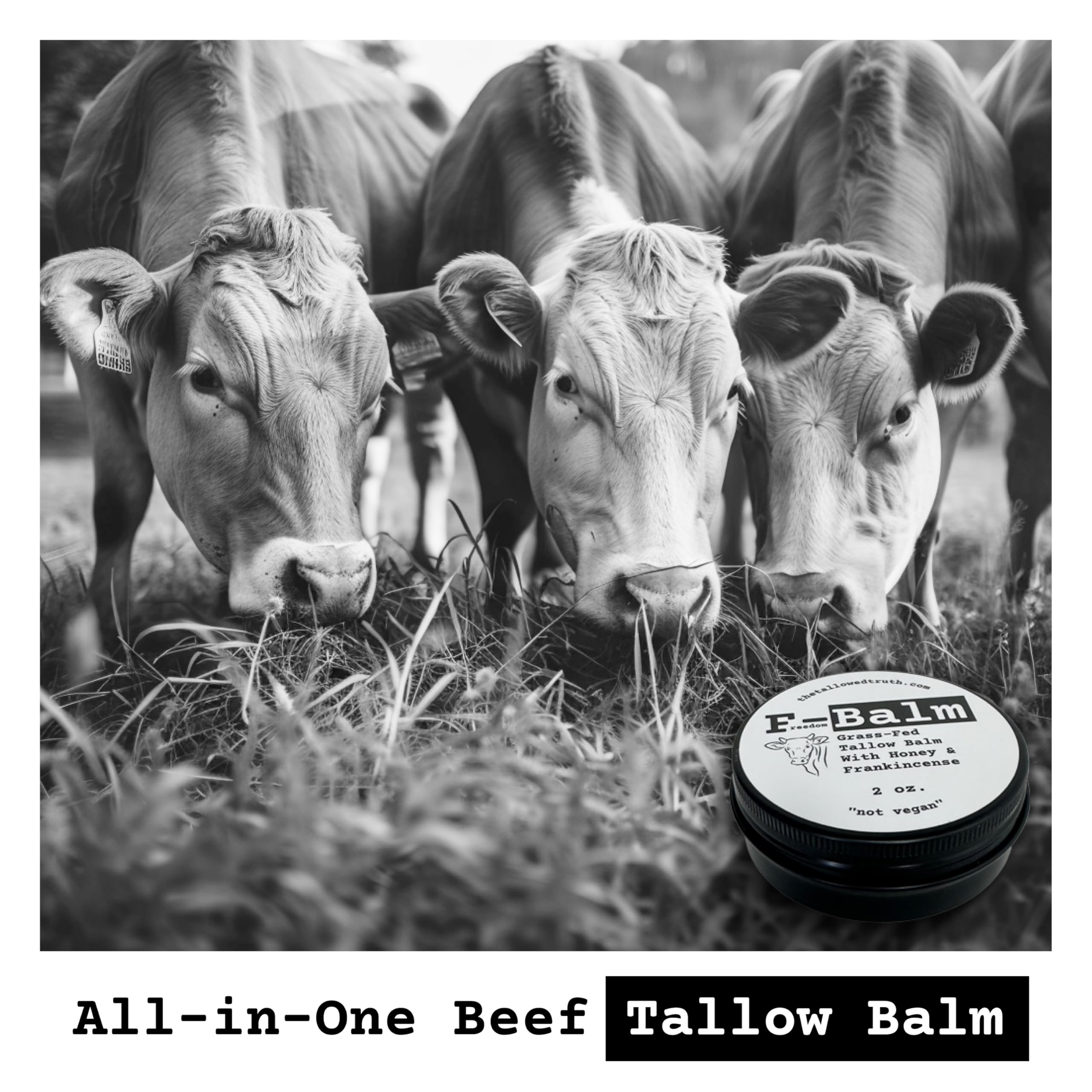 Bálsamo F-Balm Tallow, textura densa para una aplicación suave