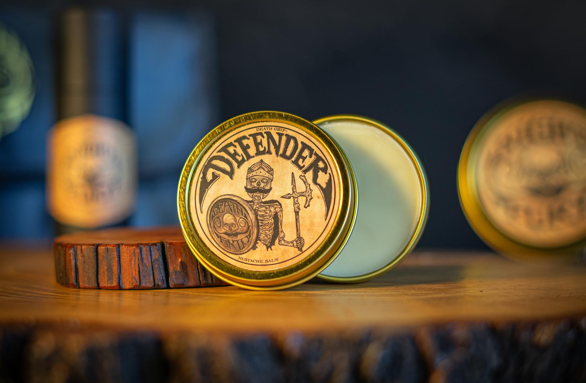 Empaque elegante para regalo del kit Defender Balm.