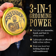 Kit de cuidado del bigote de The Vintage Grooming Co para peinar y dar forma.