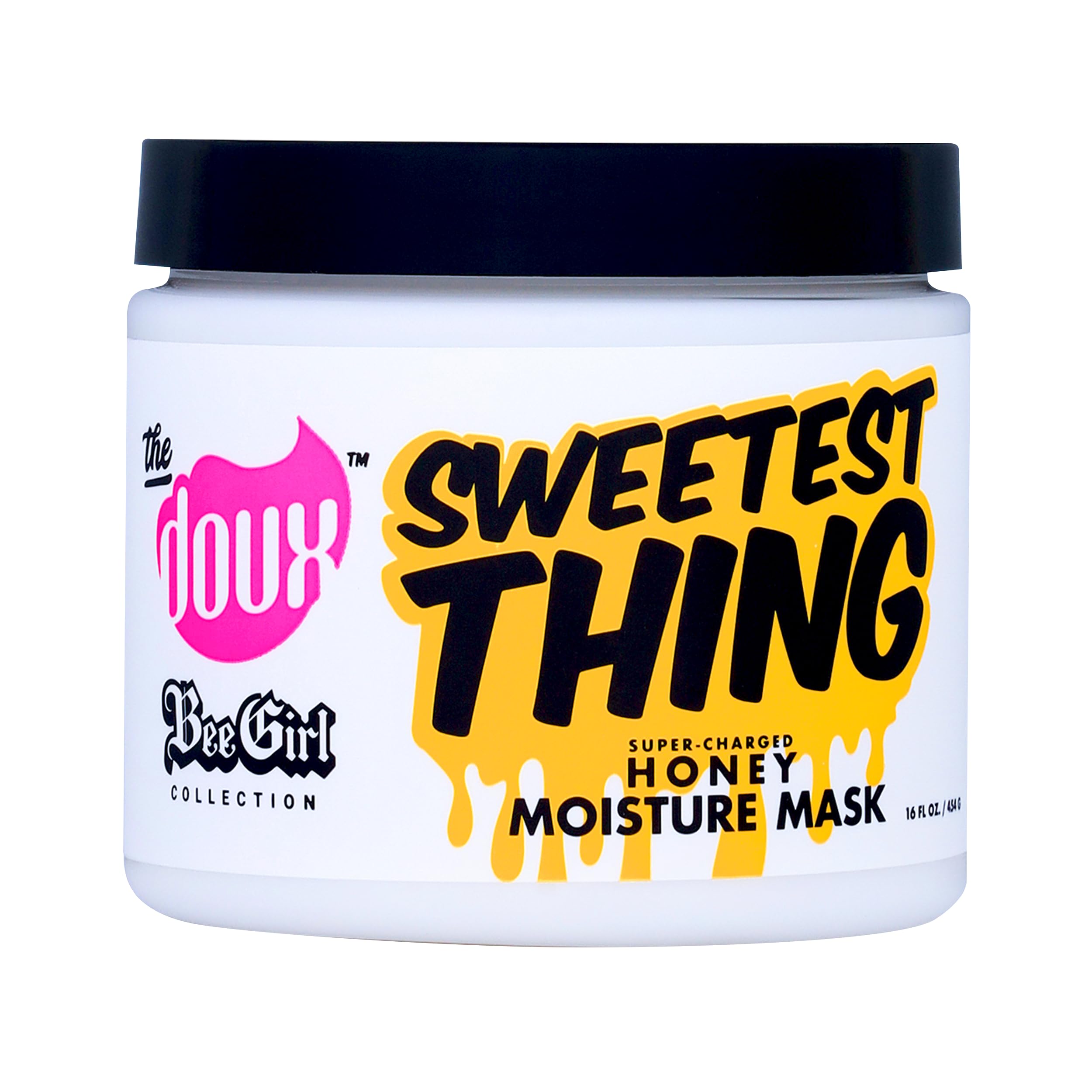 The Doux mascarilla miel, bote vertido, hidratación intensa para el cabello rizado