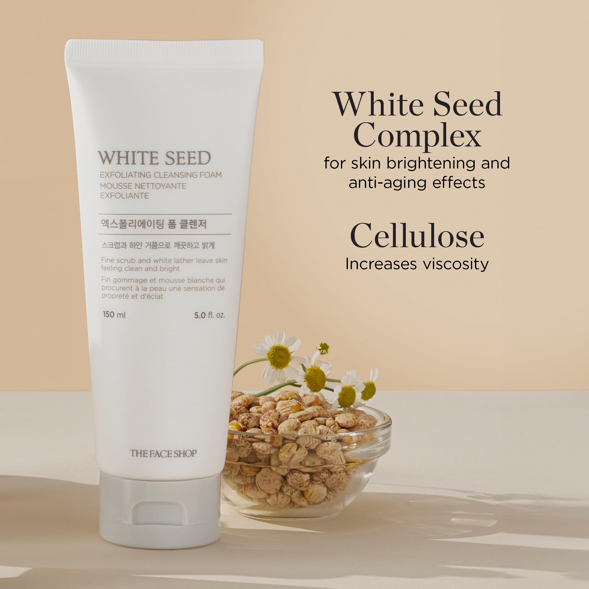 The Face Shop espuma exfoliante para piel normal con limpieza profunda
