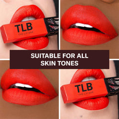 The Lip Bar Boy Trouble: pigmento rojo-naranja para look audaz.