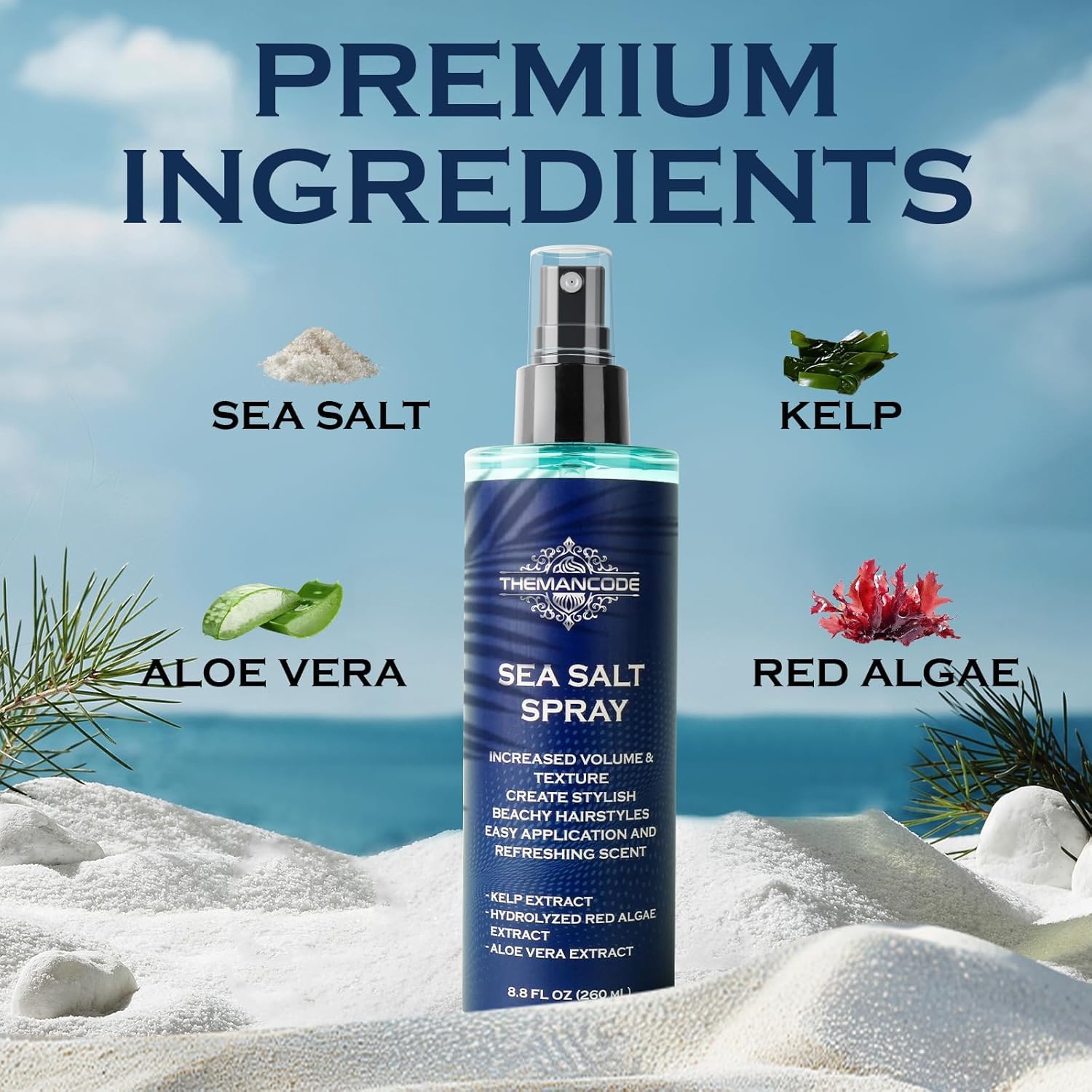 THEMANCODE aloe vera hidrata y suaviza el cabello durante el uso.