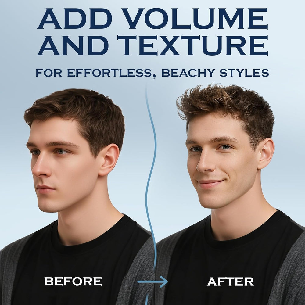 THEMANCODE ingredientes con sal del mar para textura y cuidado del cabello.