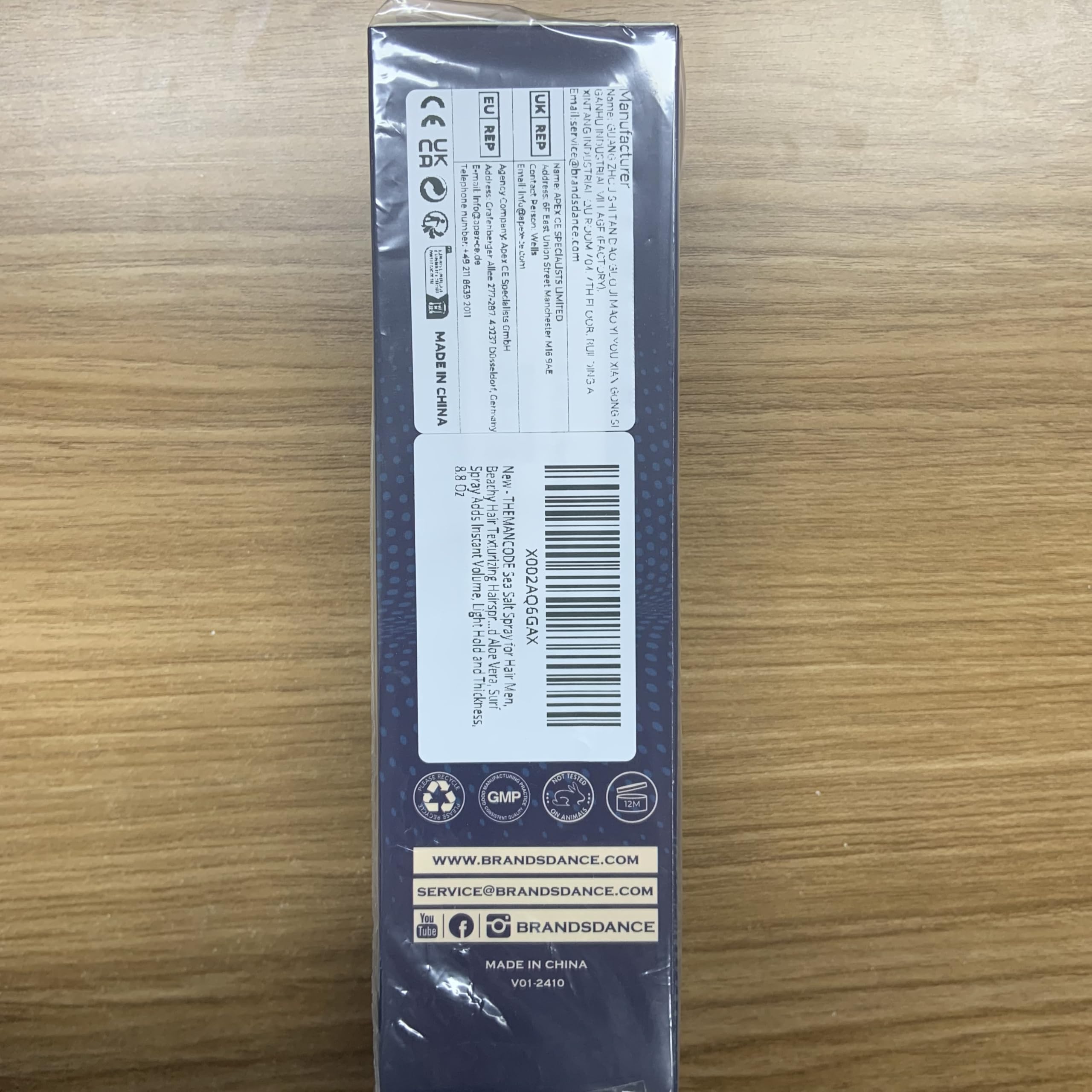 THEMANCODE tamaño de viaje, compacto y práctico para retoques rápidos.