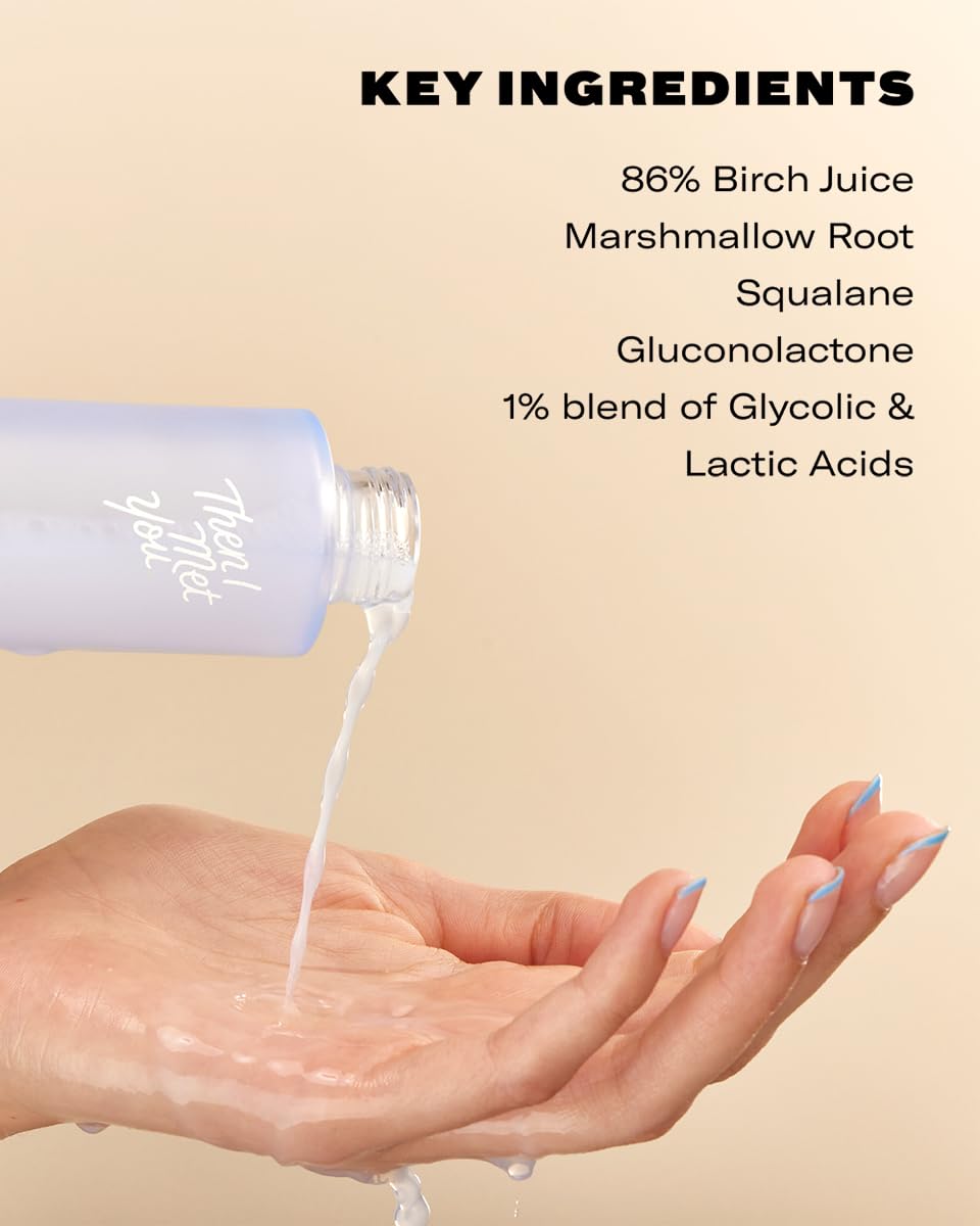 Then I Met You Birch Milk Toner: textura ligera ideal para piel sensible.