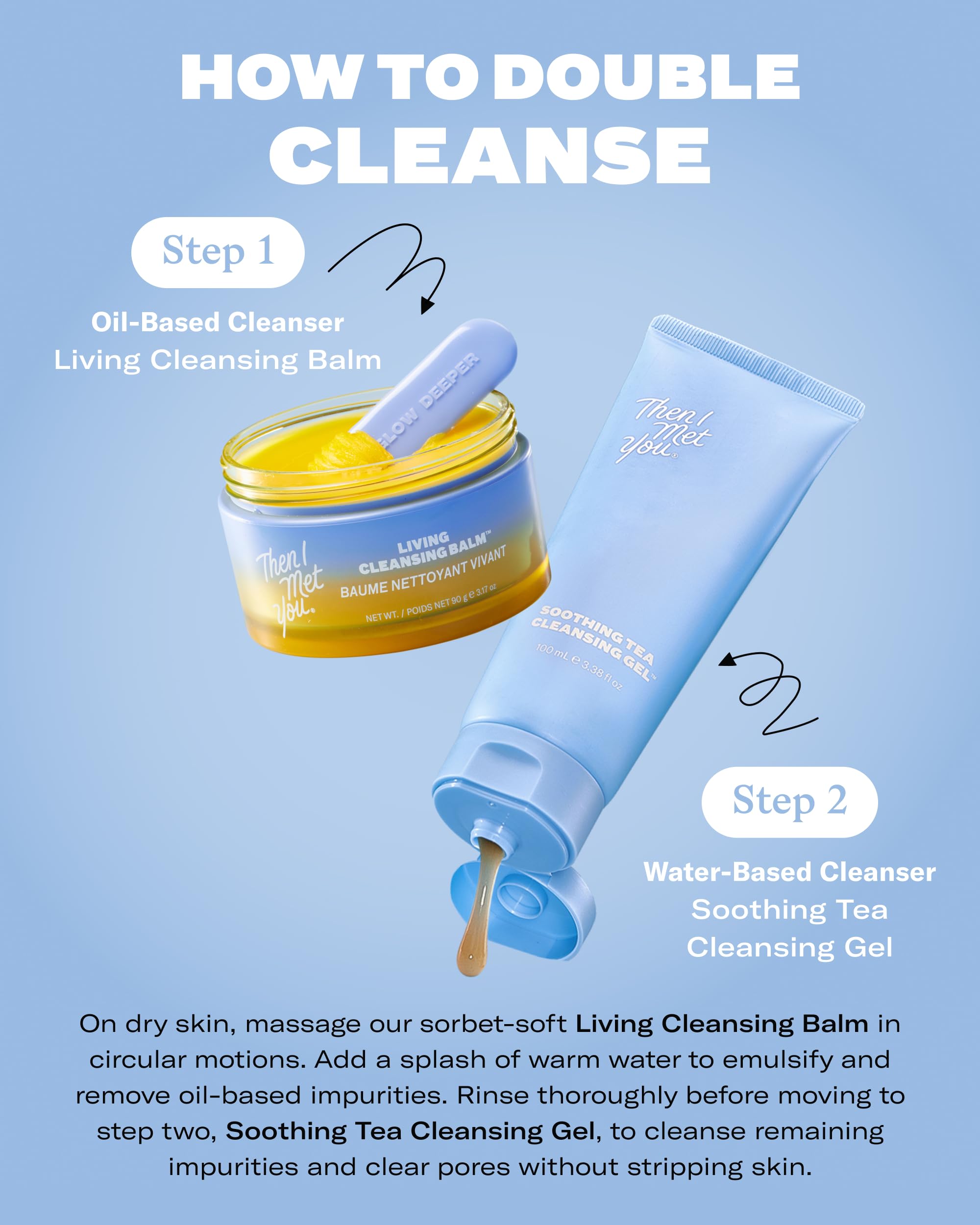 Then I Met You Living Cleansing Balm, experiencia sensorial suave por aroma a romero y pomelo.