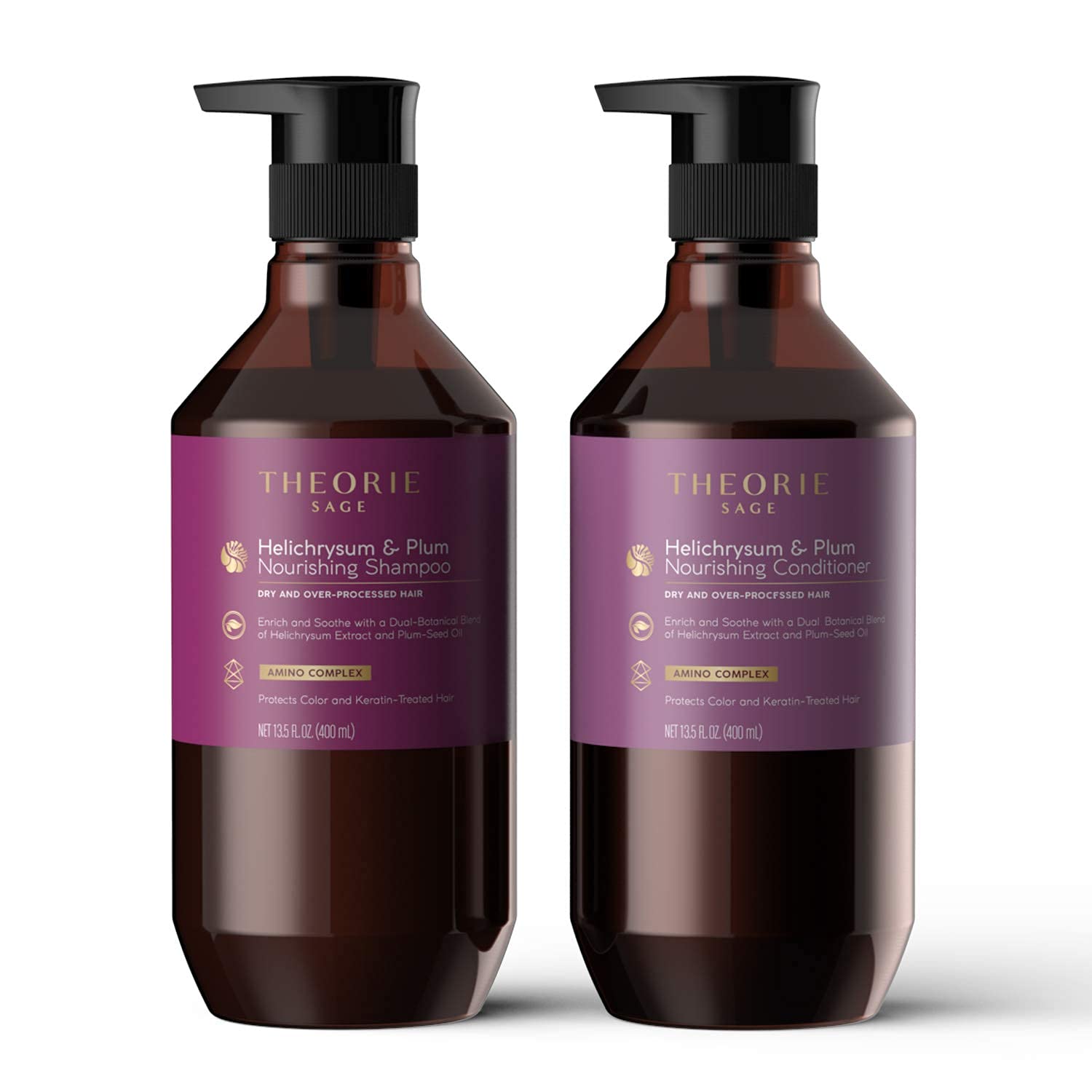 Theorie Helichrysum y Plum Champú, extracto de Ginkgo Biloba que fortalece.
