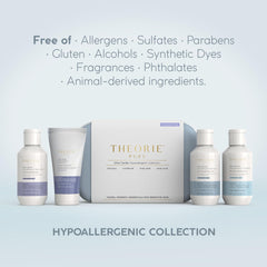 Theorie Pure shampoo sin fragancia: lavado delicado para piel sensible.