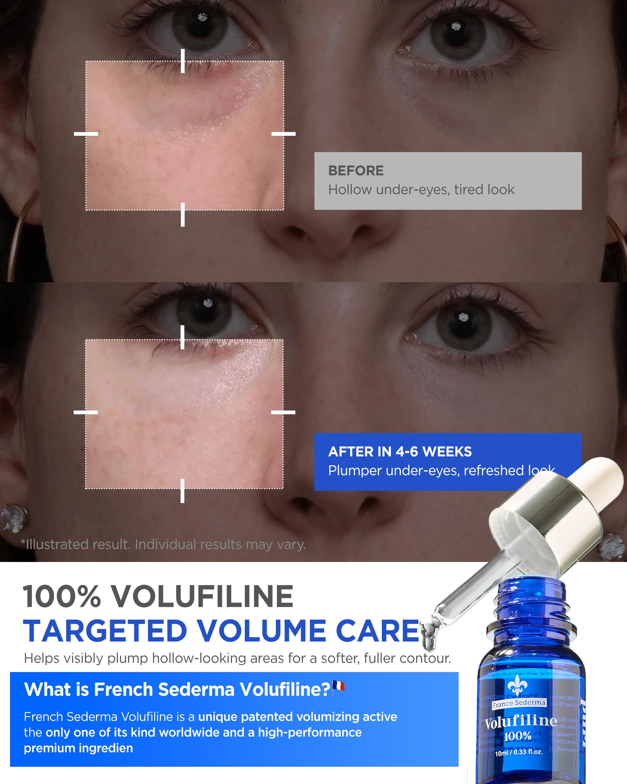 THEPURI Volufiline Serum de absorción rápida, textura ligera para piel sedosa.