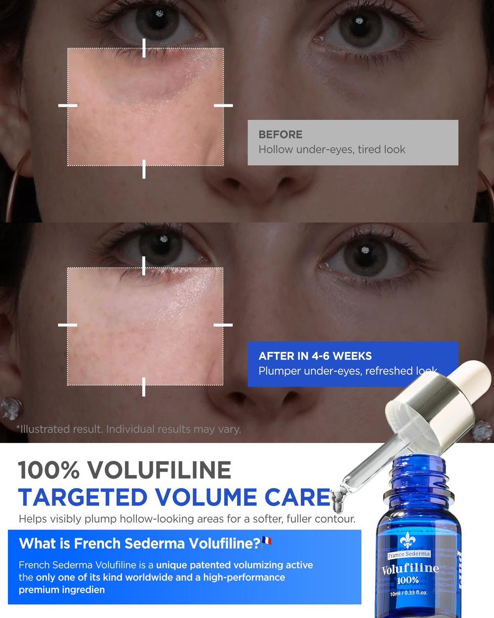THEPURI Volufiline Serum de absorción rápida, textura ligera para piel sedosa.