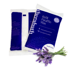 Therabath Lavender Harmony, empaque compacto para parafina en casa, hidratación suave