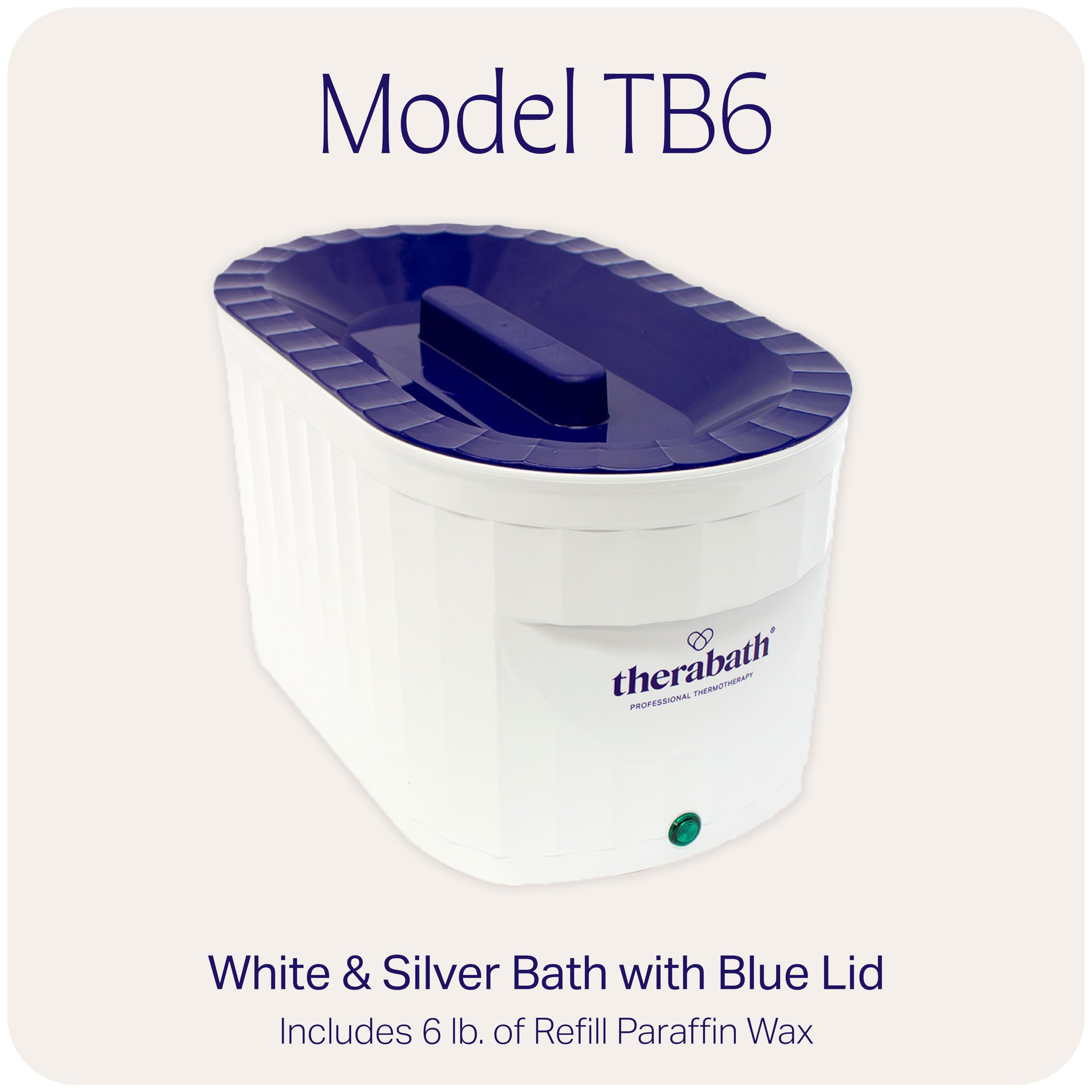Therabath TB6, controles de temperatura estables para seguridad y consistencia.