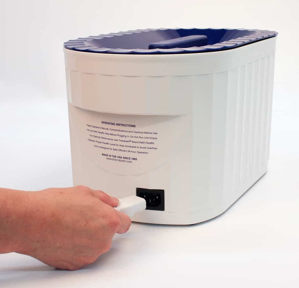 Therabath TB6, tanque de aluminio ligero para manejo cómodo.