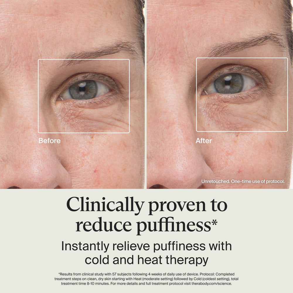 TheraFace Desinflador Facial portátil perfecto para viaje y retoques.