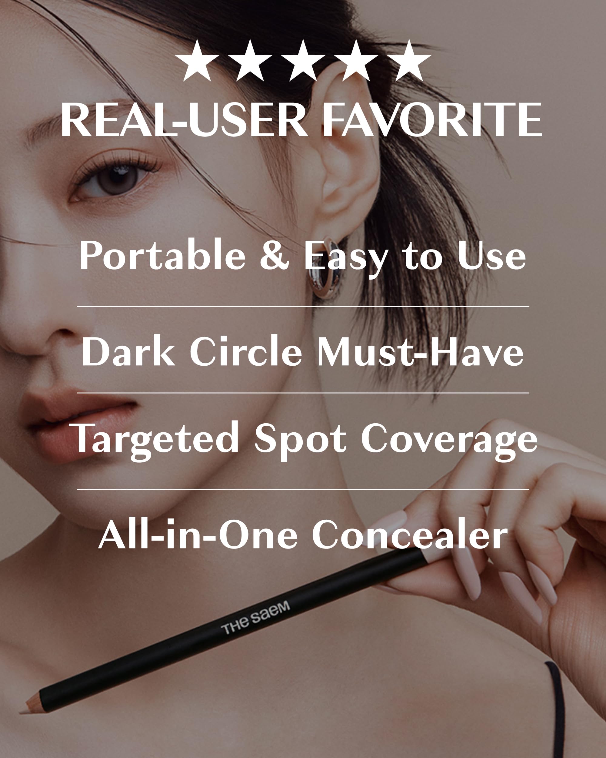 THESAEM Corrector lapiz compacto para retoques sobre la marcha
