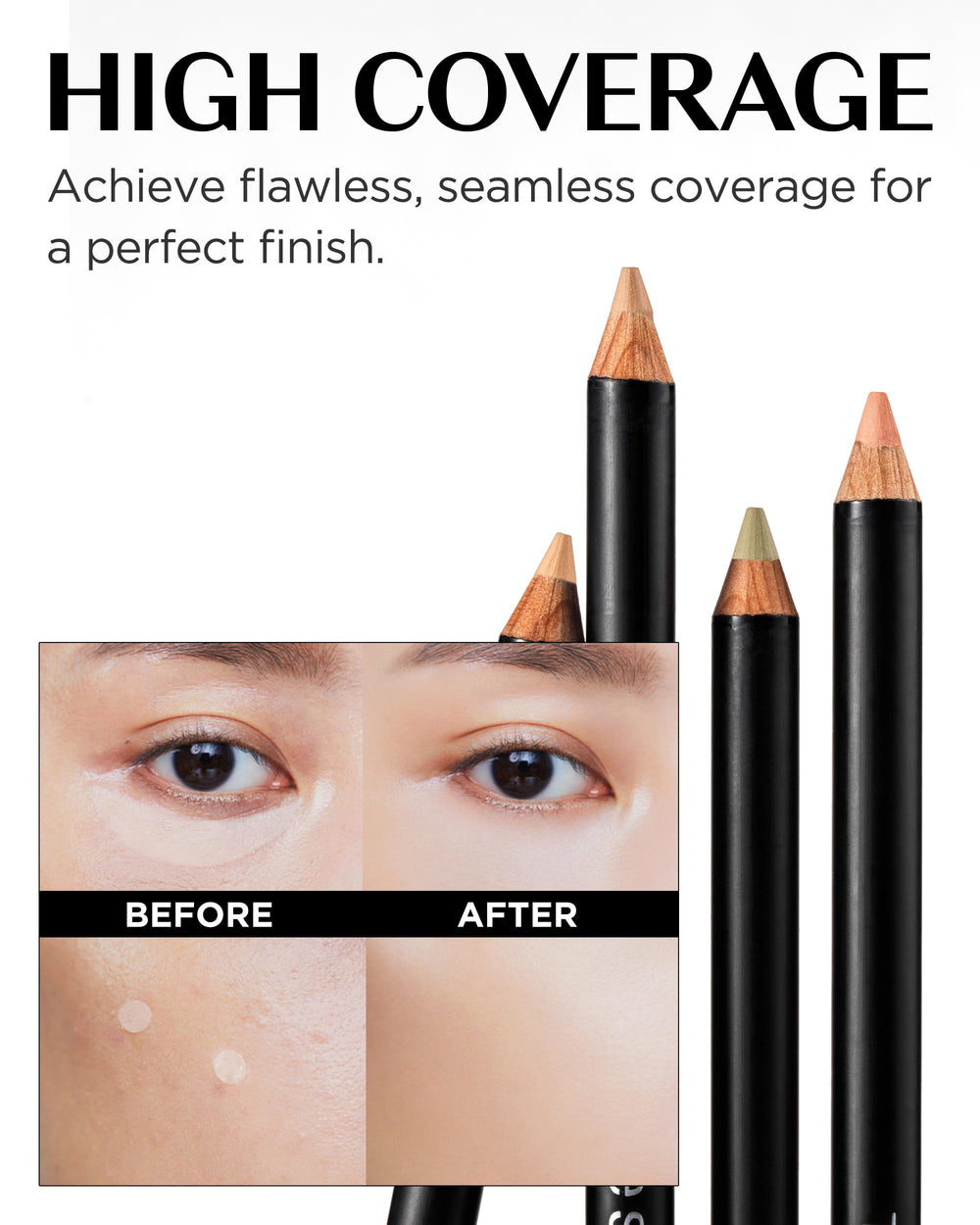 THESAEM Corrector lapiz textura cremosa que desliza sin tirar