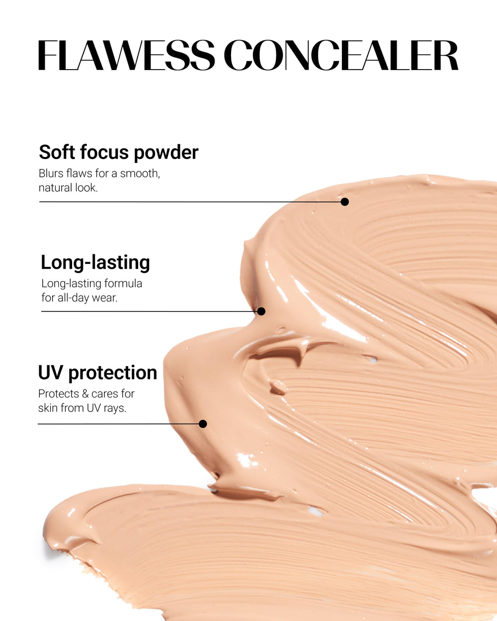 THESAEM corrector para ojos mejora la apariencia de ojeras con cobertura suave