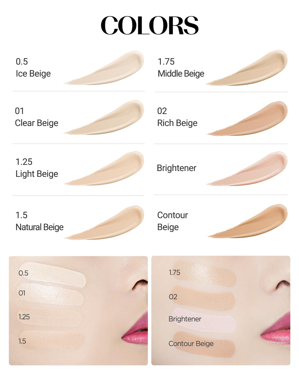 THESAEM Cover Perfection Tip Corrector Iluminador aplicación precisa con esponja.