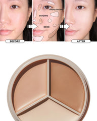 THESAEM Cover Perfection mezcla-nariz para un acabado natural.