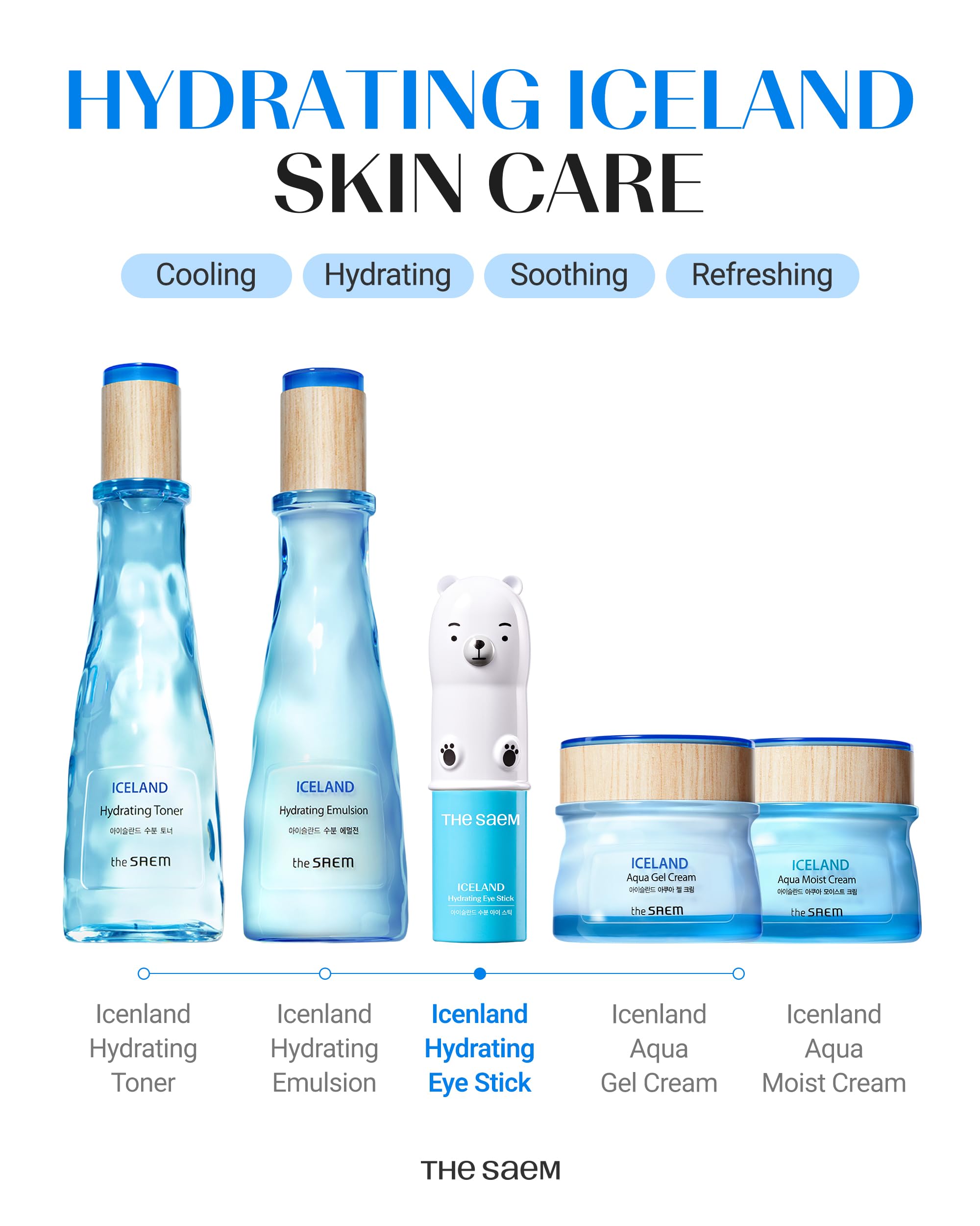 Ingredientes marinos activos en THESAEM para ojos