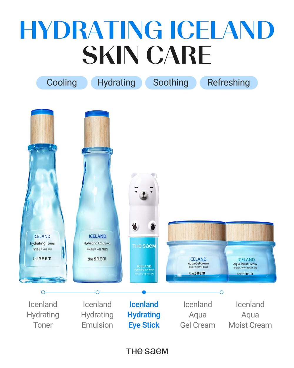 Ingredientes marinos activos en THESAEM para ojos