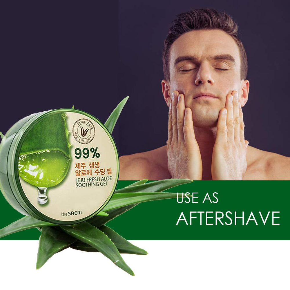 THESAEM uso en rostro y cuerpo con aloe Jeju, hidratación diaria