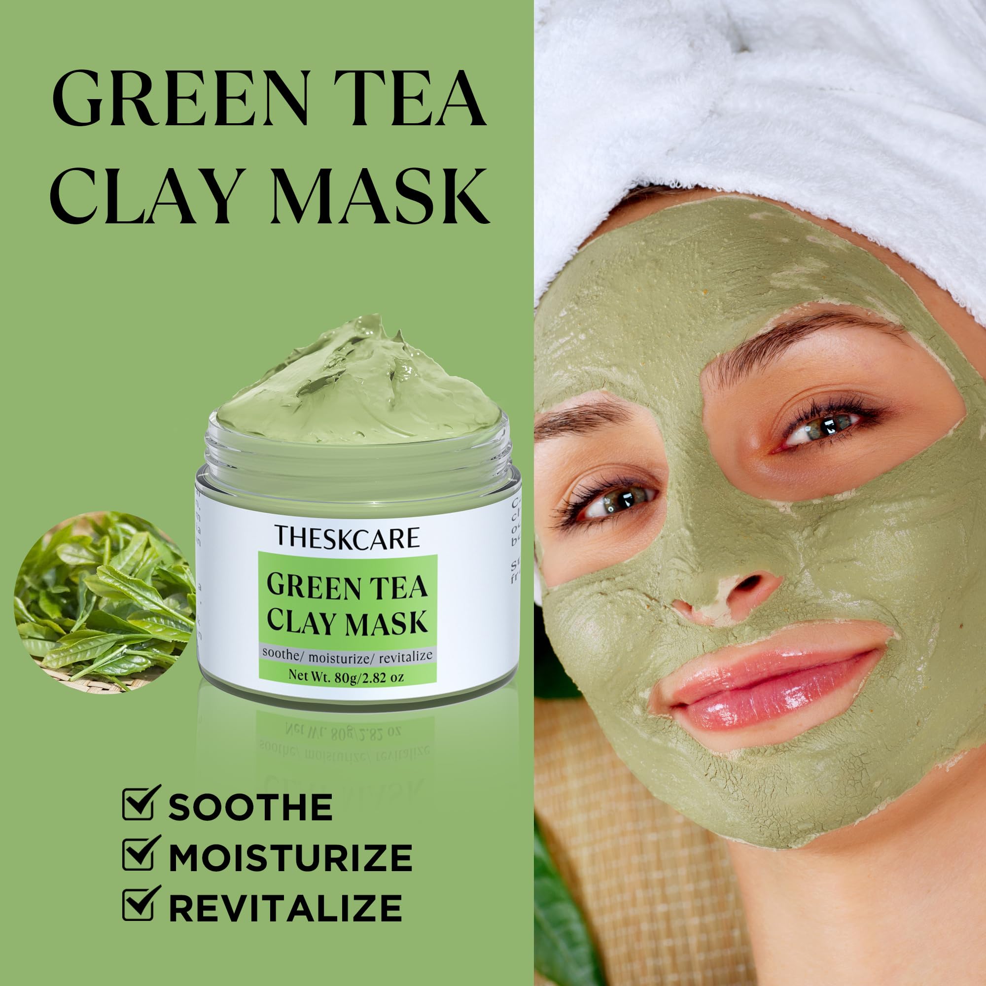 THESKCARE mascarilla arcilla del Mar Muerto para nutrir e hidratar la piel.