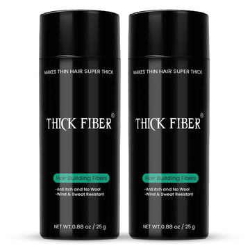 Thick Fiber: botella de 25 g lista para cubrir zonas de adelgazamiento con color natural.