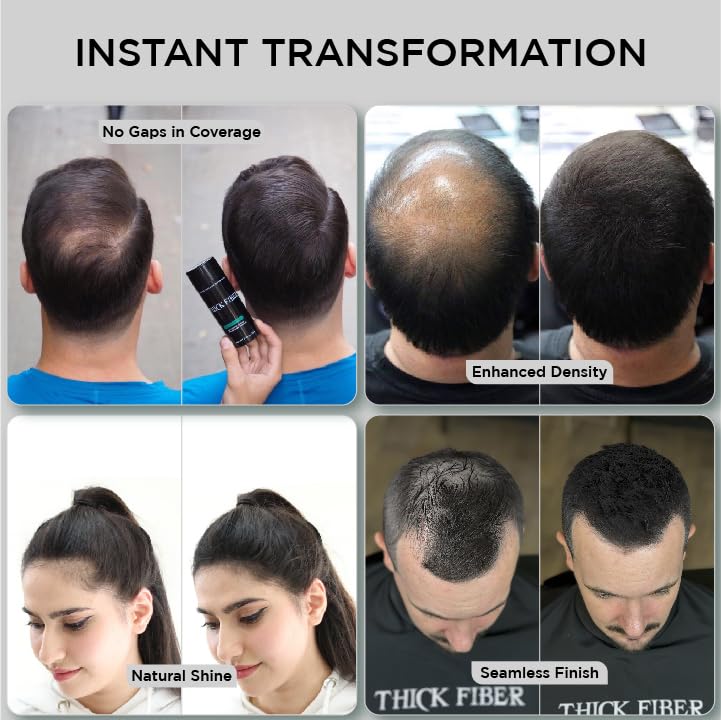 Thick Fiber, fibras de keratina color para igualar tu color de cabello.