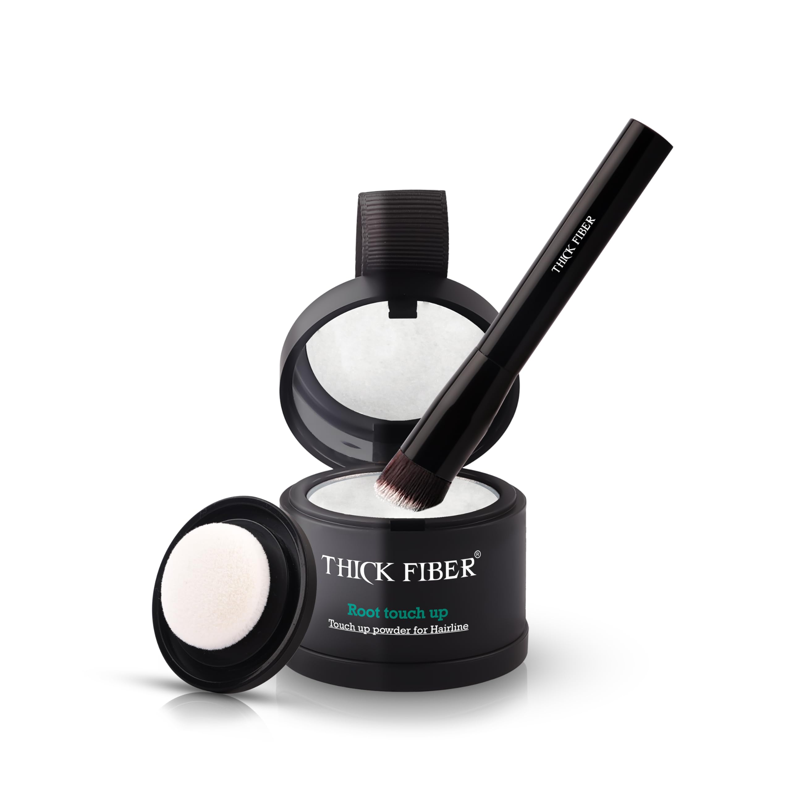 thick fiber polvo cubre raíces y cabello fino para un look inmediato