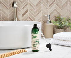 Thicker Fuller Hair: aplicación sin enjuague para hidratación diaria y volumen suave.