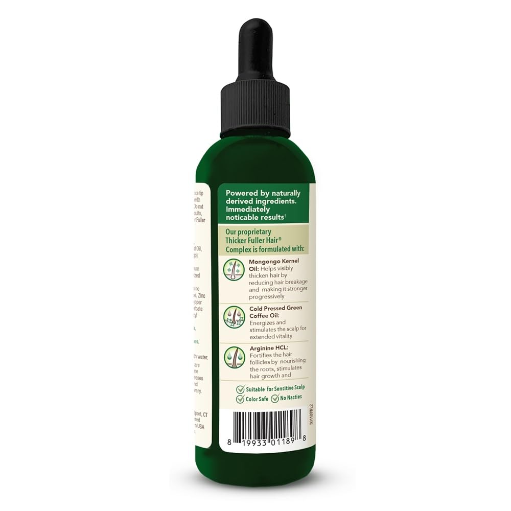 Thicker Fuller Hair: envase práctico que mantiene el producto fresco entre usos.